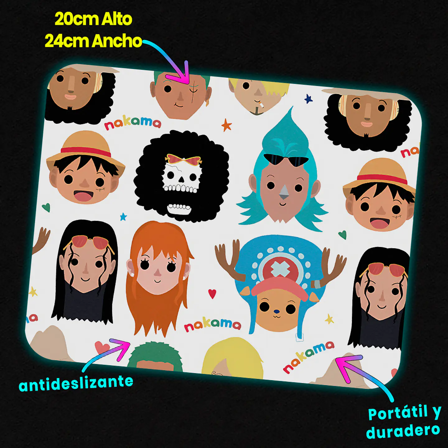 Mousepad 20x24 cm - Diseño 