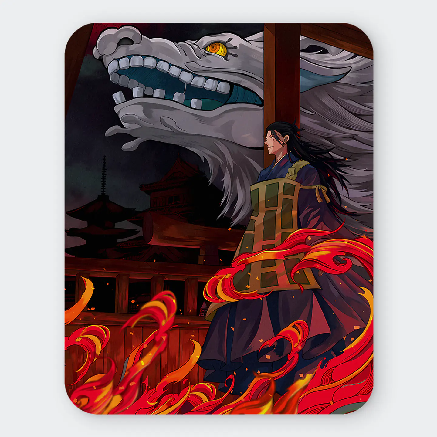 Mousepad 20x24 cm - Diseño Suguru Geto Temple of Curses 1