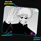 Mousepad 20x24 cm - Diseño Gojo Manga Style Greeting - Miniatura 2