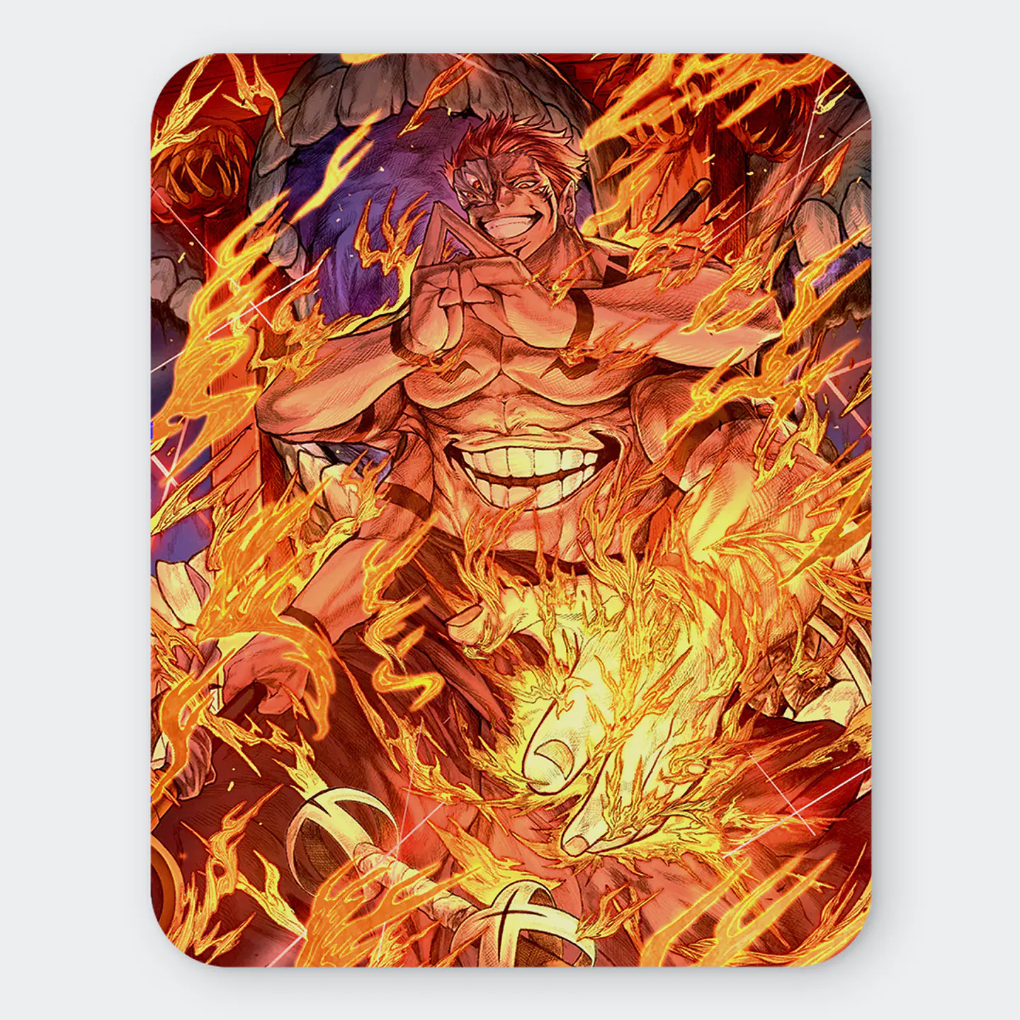 Mousepad 20x24 cm - Diseño Ryomen Sukuna Malevolent Shrine Overlord 1