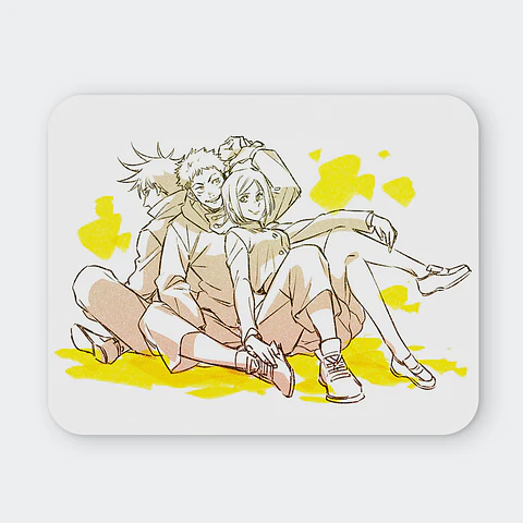 Mousepad 20x24 cm - Diseño Jujutsu Kaisen Tokyo Trio Sketch