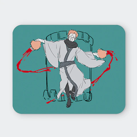 Mousepad 20x24 cm - Diseño Ryomen Sukuna Bloody Cheerleader