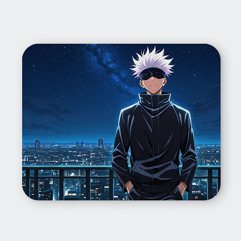Mousepad 20x24 cm - Diseño Satoru Gojo Skyline Infinity View