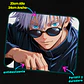 Mousepad 20x24 cm - Diseño Satoru Gojo Infinite Canvas Art - Miniatura 2