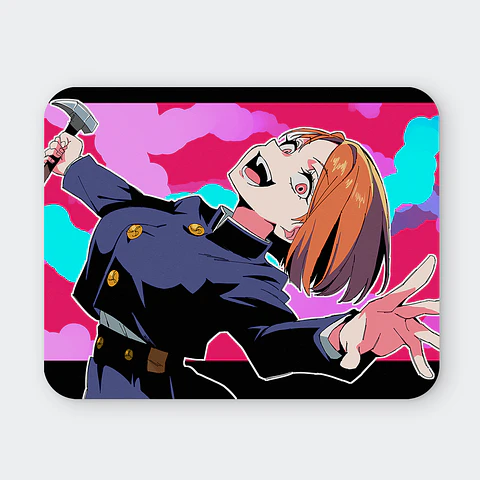 Mousepad 20x24 cm - Diseño Jujutsu Kaisen "Straw Doll Pink Resonance"