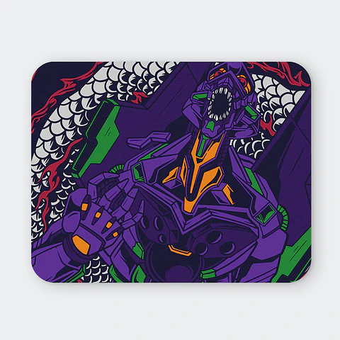 Mousepad 20x24 cm - Diseño Evangelion "Unit-01 Berserk Mode"