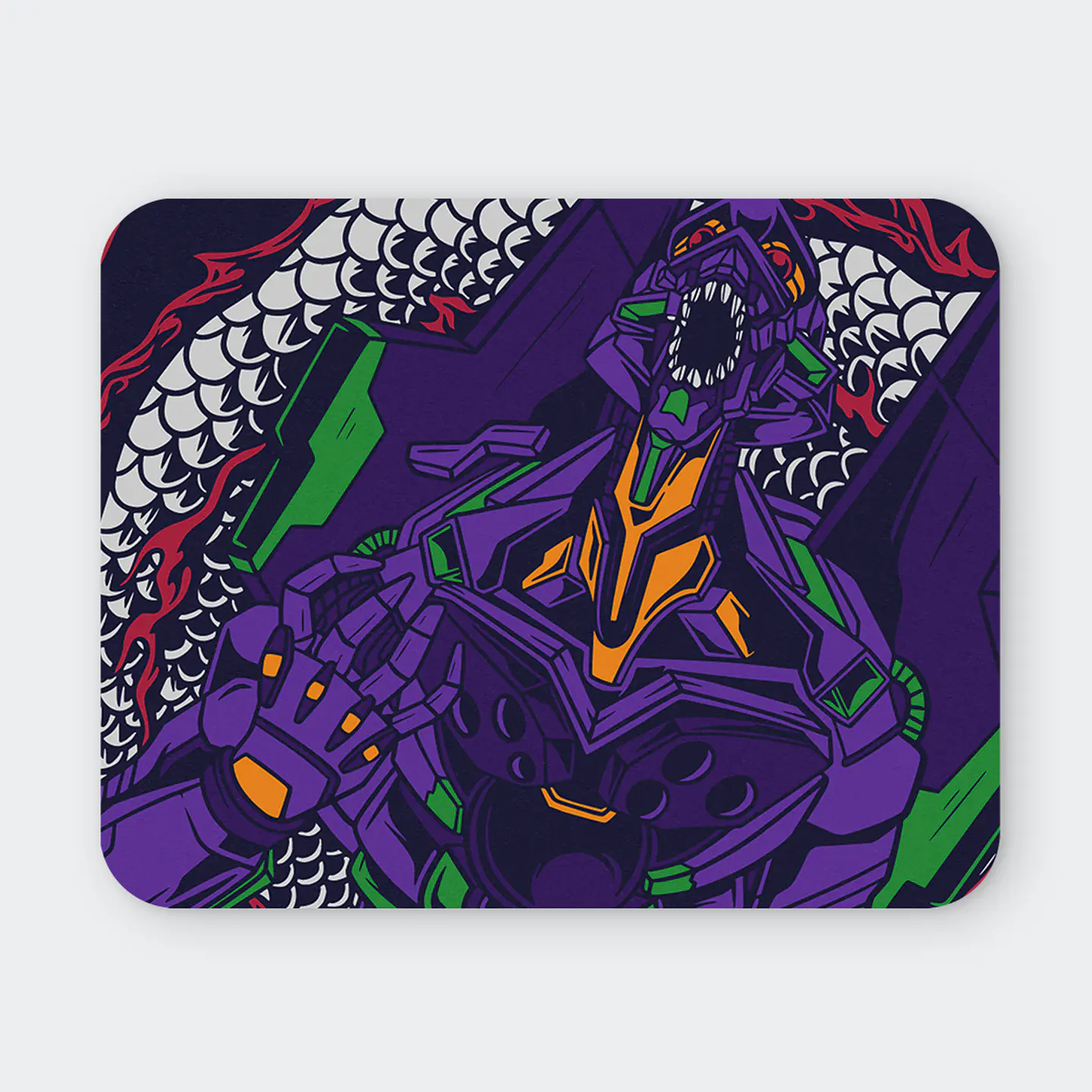 Mousepad 20x24 cm - Diseño Evangelion 