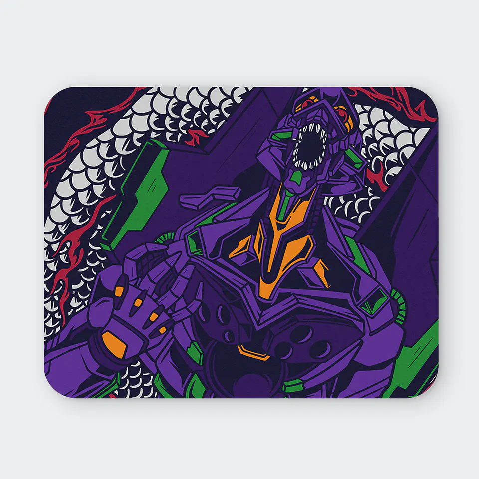 Mousepad 20x24 cm - Diseño Evangelion 