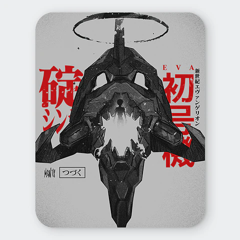 Mousepad 20x24 cm - Diseño Evangelion Shinji Awakening Noir