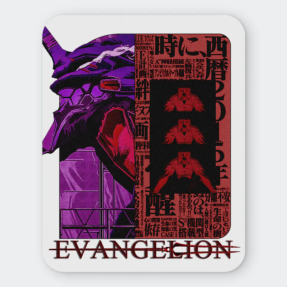Mousepad 20x24 cm - Diseño Evangelion Unit-01 Berserk Mode 1