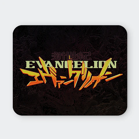 Mousepad 20x24 cm - Diseño Evangelion Classic Logo Topographic