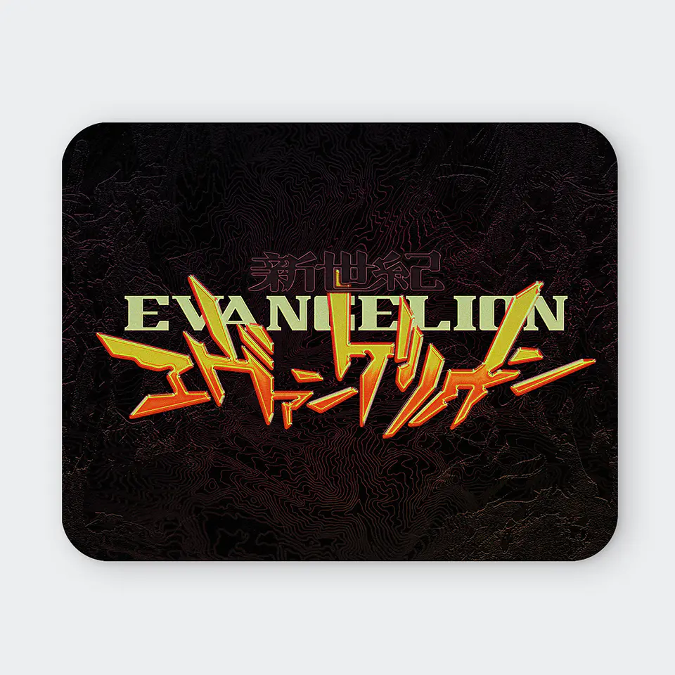 Mousepad 20x24 cm - Diseño Evangelion Classic Logo Topographic 1
