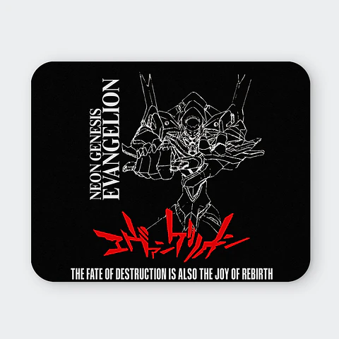 Mousepad 20x24 cm - Diseño Evangelion Unit-01 Rebirth Sketch