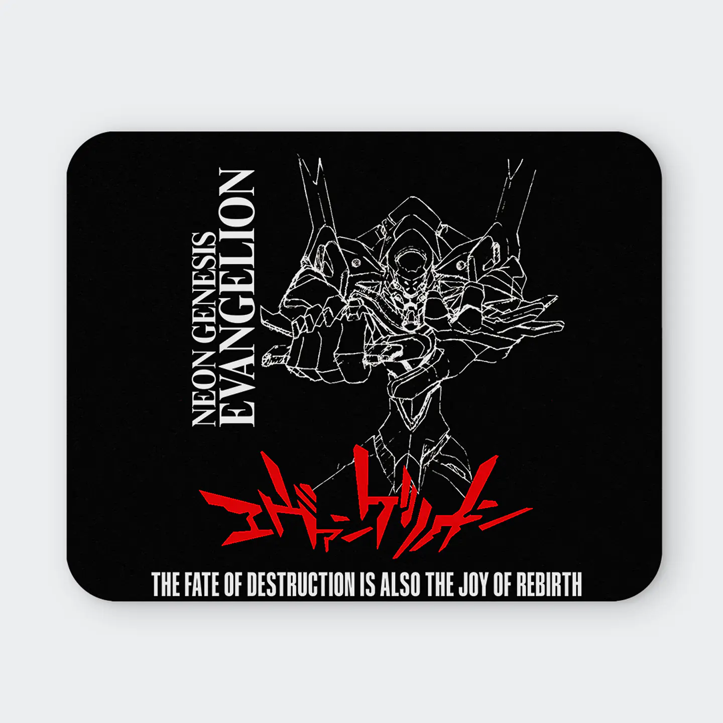 Mousepad 20x24 cm - Diseño Evangelion Unit-01 Rebirth Sketch 1
