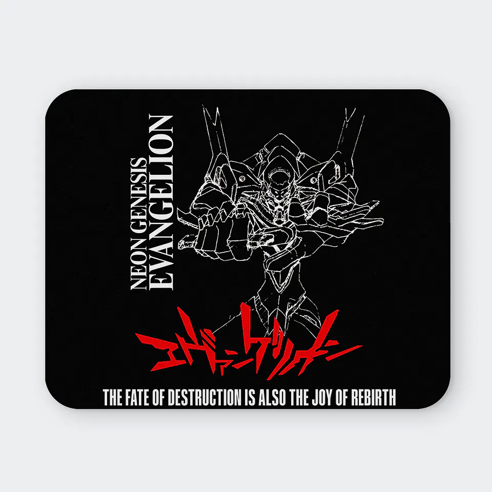 Mousepad 20x24 cm - Diseño Evangelion Unit-01 Rebirth Sketch 1