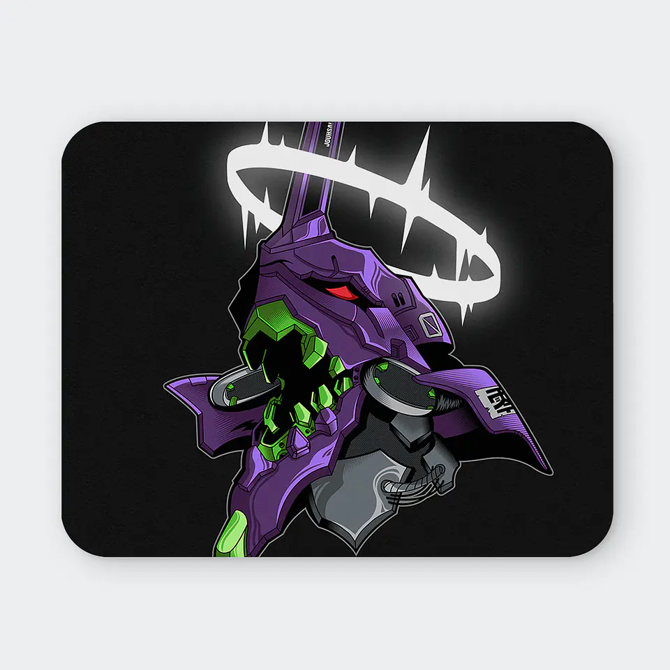 Mousepad 20x24 cm - Diseño Evangelion Unit-01 Awakening Halo 1