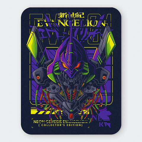 Mousepad 20x24 cm - Diseño Eva-01 Neon Berserk Collector