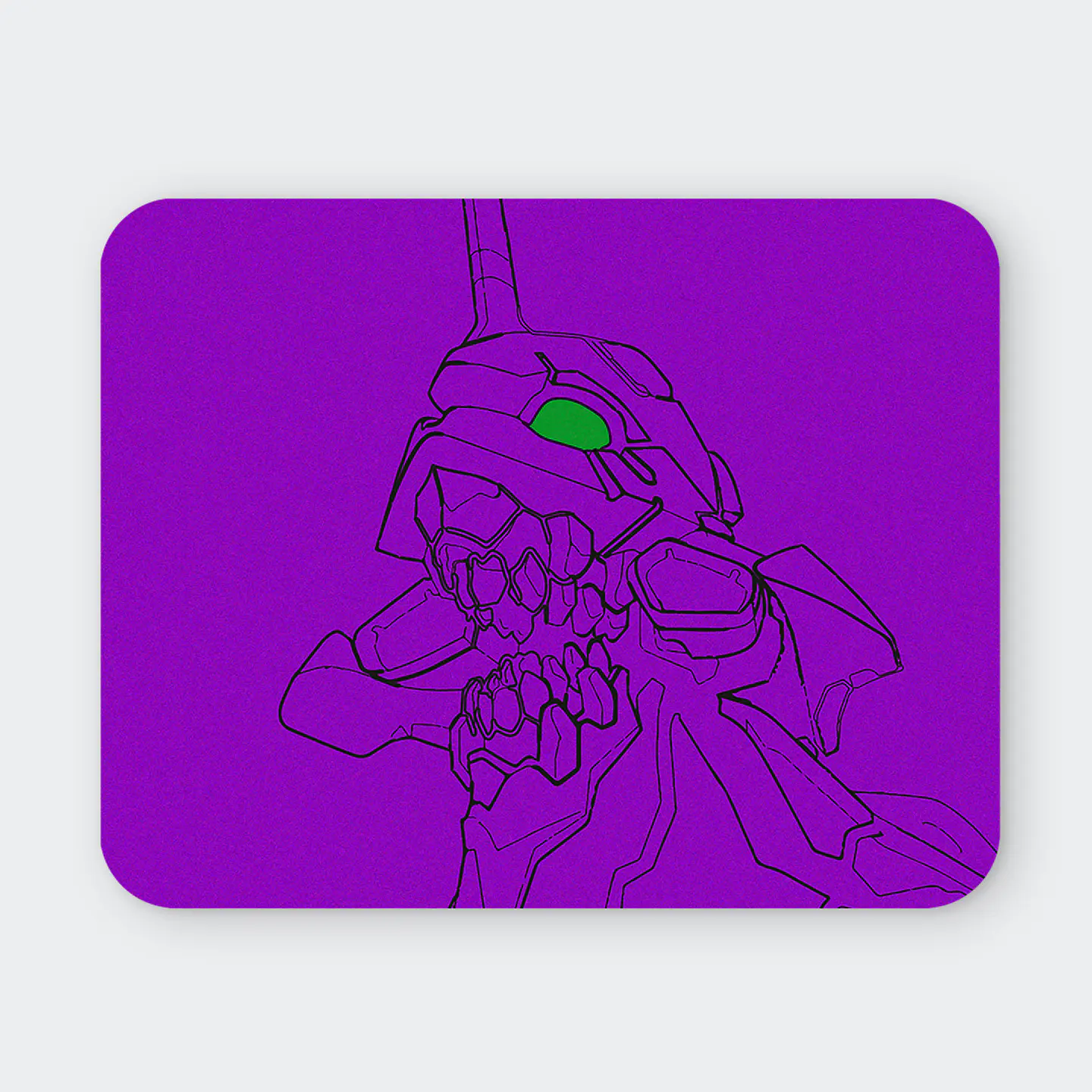 Mousepad 20x24 cm - Diseño Eva-01 Minimal Purple Awakening 1