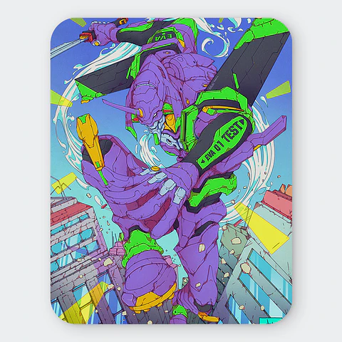 Mousepad 20x24 cm - Diseño EVA-01 Tokyo Vanguard