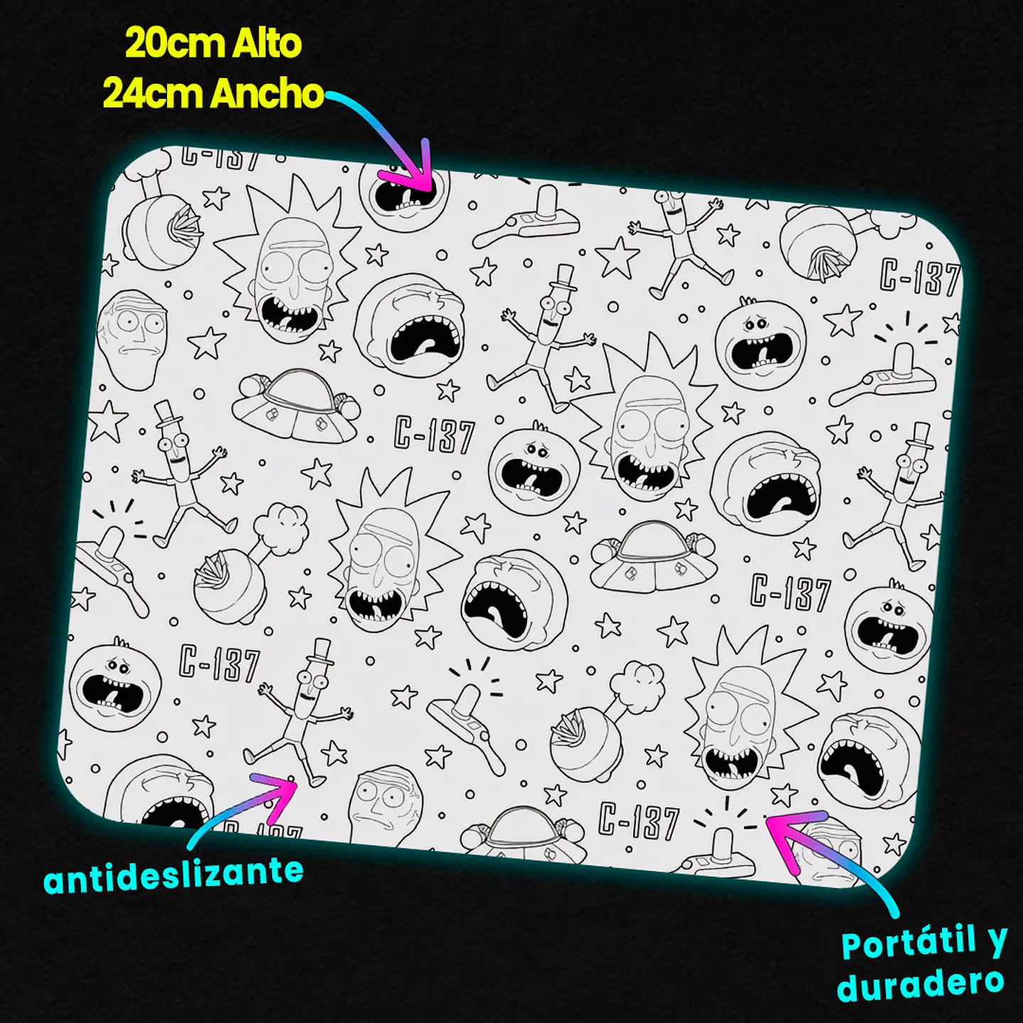 Mousepad 20x24 cm - Diseño 