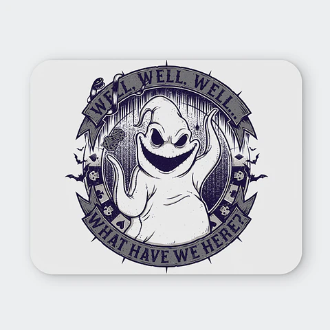 Mousepad 20x24 cm - Diseño Oogie Boogie "Well, Well, Well Emblem"