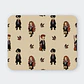 Mousepad 20x24 cm - Diseño Wizarding Trio Chibi Pattern - Miniatura 1
