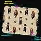 Mousepad 20x24 cm - Diseño Wizarding Trio Chibi Pattern - Miniatura 2