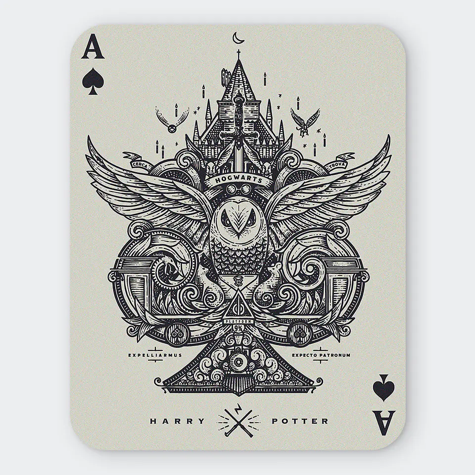 Mousepad 20x24 cm - Diseño Hogwarts Legacy Ace of Spades 1