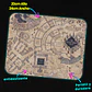 Mousepad 20x24 cm - Diseño The Marauder's Map Vintage Edition - Miniatura 2