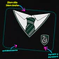 Mousepad 20x24 cm - Diseño Slytherin House Uniform Edition - Miniatura 2