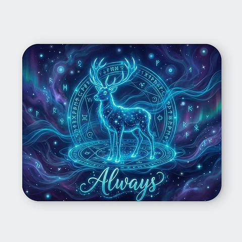 Mousepad 20x24 cm - Diseño Expecto Patronum Astral "Always"