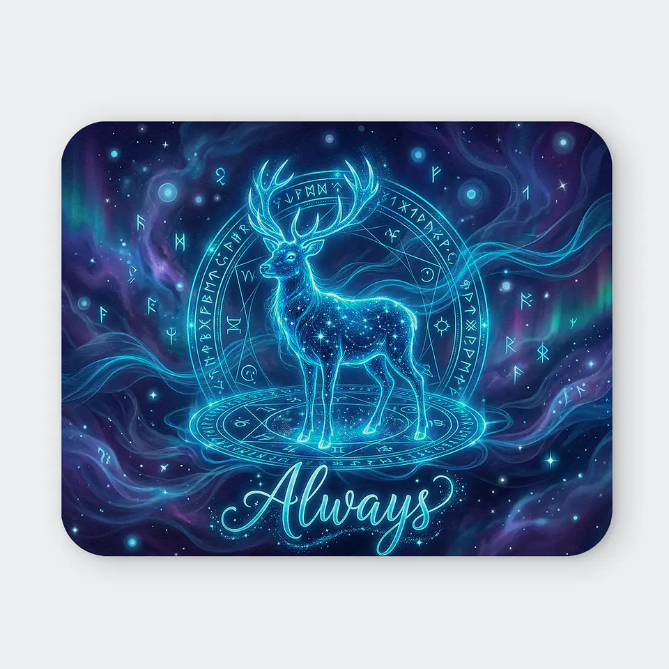 Mousepad 20x24 cm - Diseño Expecto Patronum Astral 