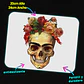 Mousepad 20x24 cm - Diseño Calavera Frida Eternal Roses - Miniatura 2