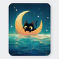 Mousepad 20x24 cm - Diseño Moonlight Black Cat Voyager