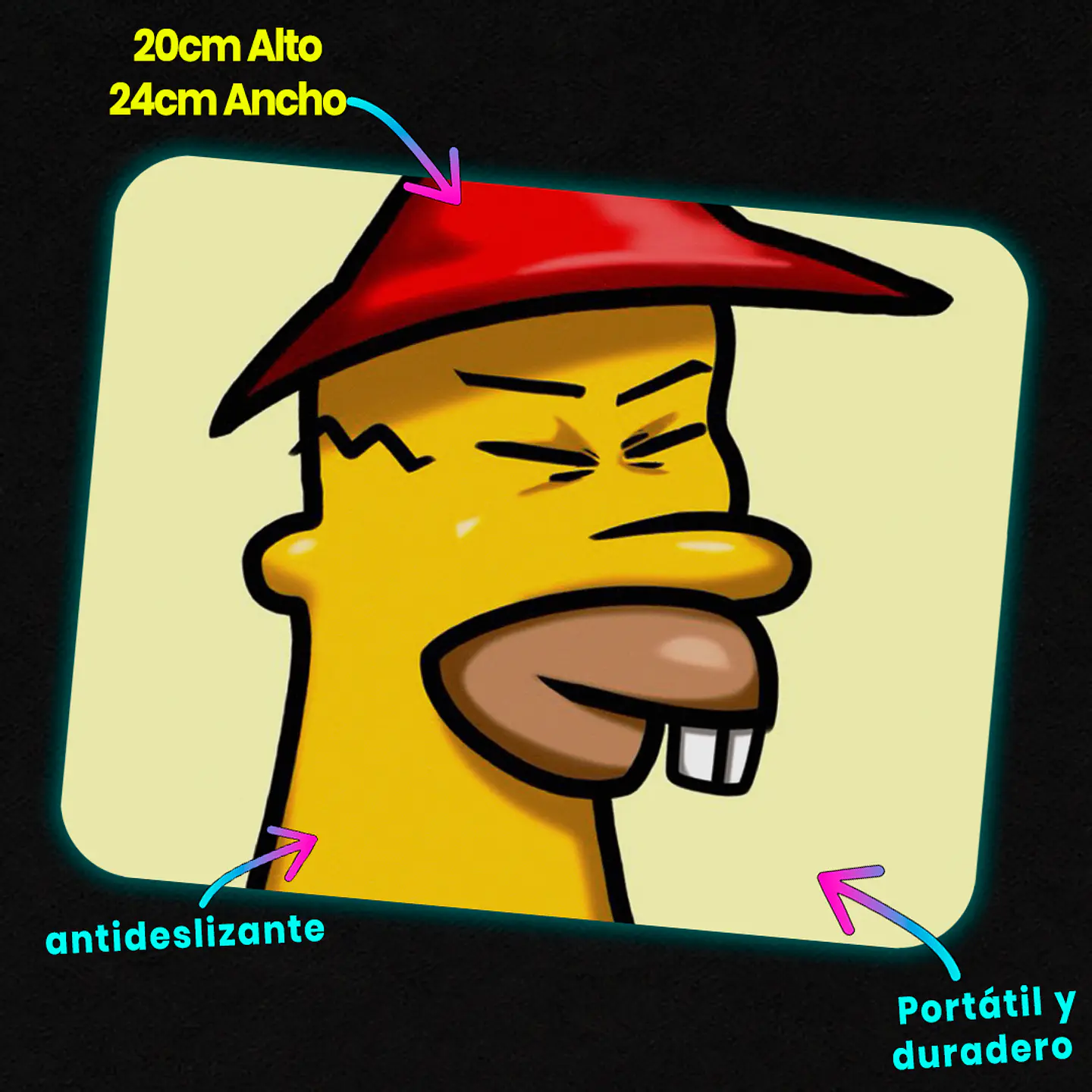 Mousepad 20x24 cm - Diseño Homelo Chino 2