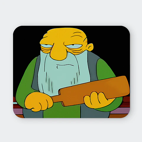 Mousepad 20x24 cm - Diseño Jasper "Hay Tabla" Retro Meme