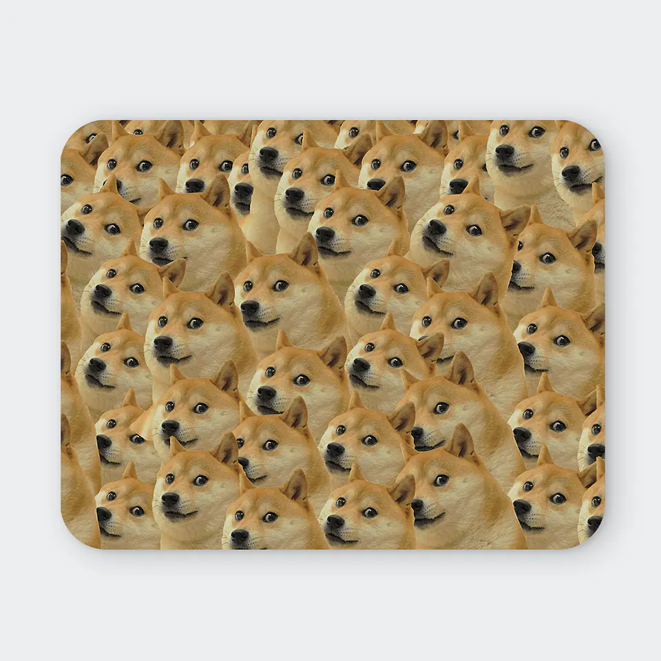 Mousepad 20x24 cm - Diseño Doge 