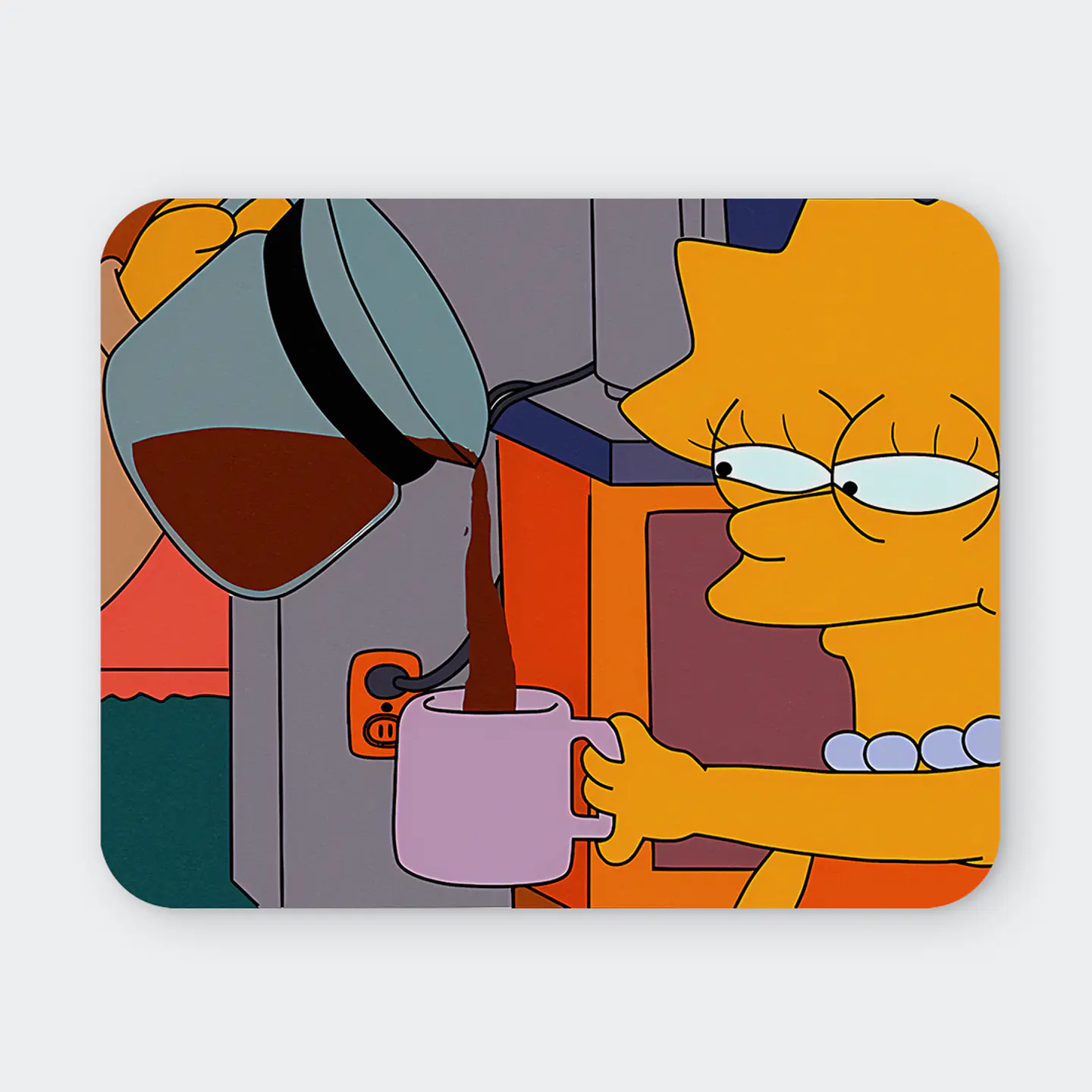 Mousepad 20x24 cm - Diseño Lisa Simpson 