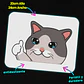 Mousepad 20x24 cm - Diseño Crying Cat 