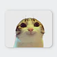Mousepad 20x24 cm - Diseño Polite Cat Smile - Miniatura 1