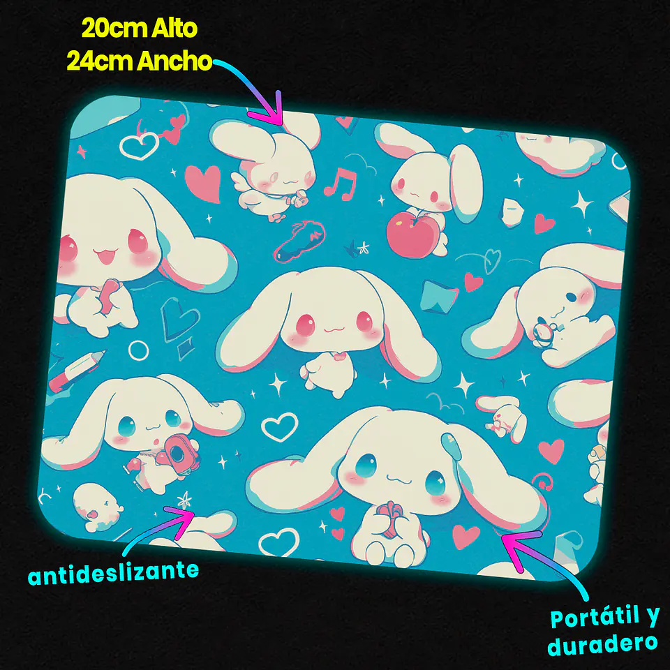 Mousepad 20x24 cm - Diseño Cinnamoroll Sky Patterns 2
