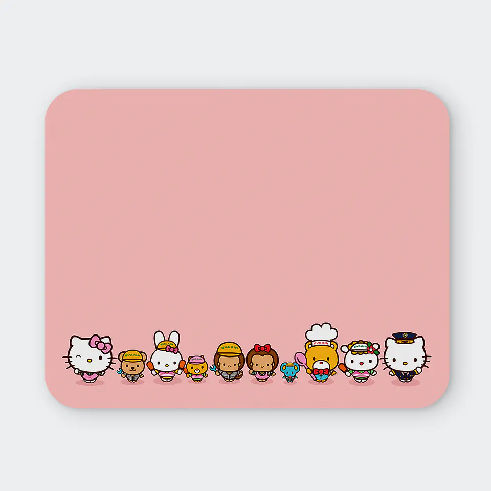 Mousepad 20x24 cm - Diseño Hello Kitty & Friends Tiny Crew 1