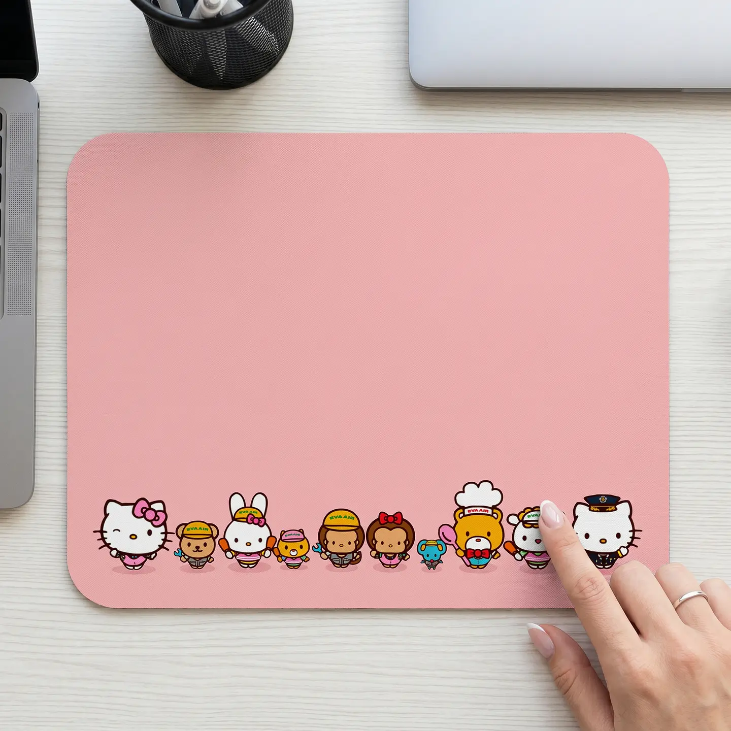 Mousepad 20x24 cm - Diseño Hello Kitty & Friends Tiny Crew 2
