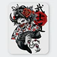 Mousepad 20x24 cm - Diseño Oni Geisha Crimson Bloom - Miniatura 1