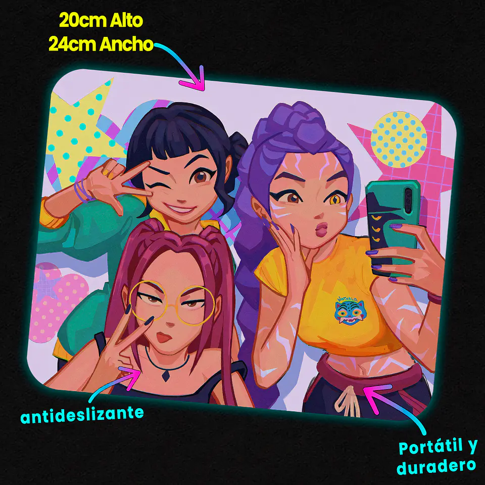 Mousepad 20x24 cm - Diseño 