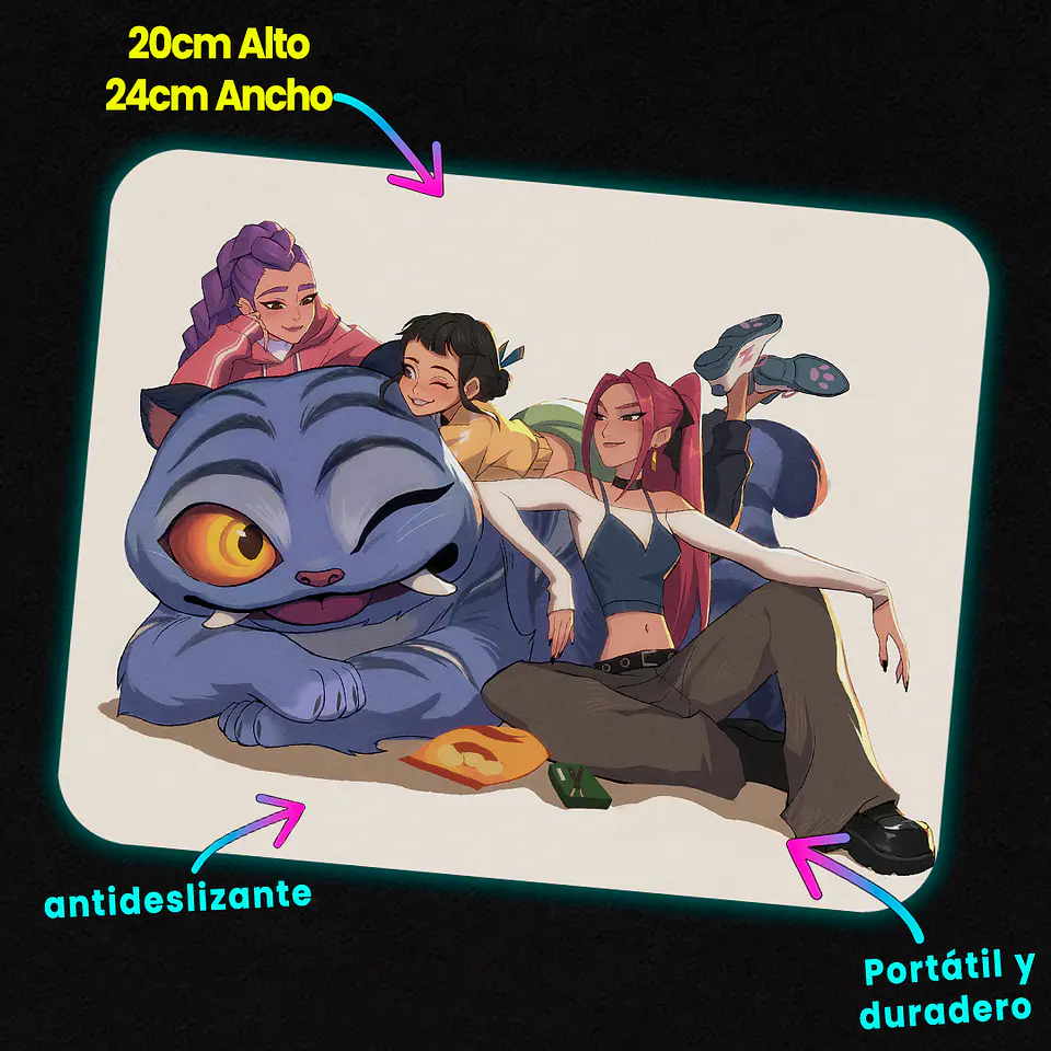 Mousepad 20x24 cm - Diseño 