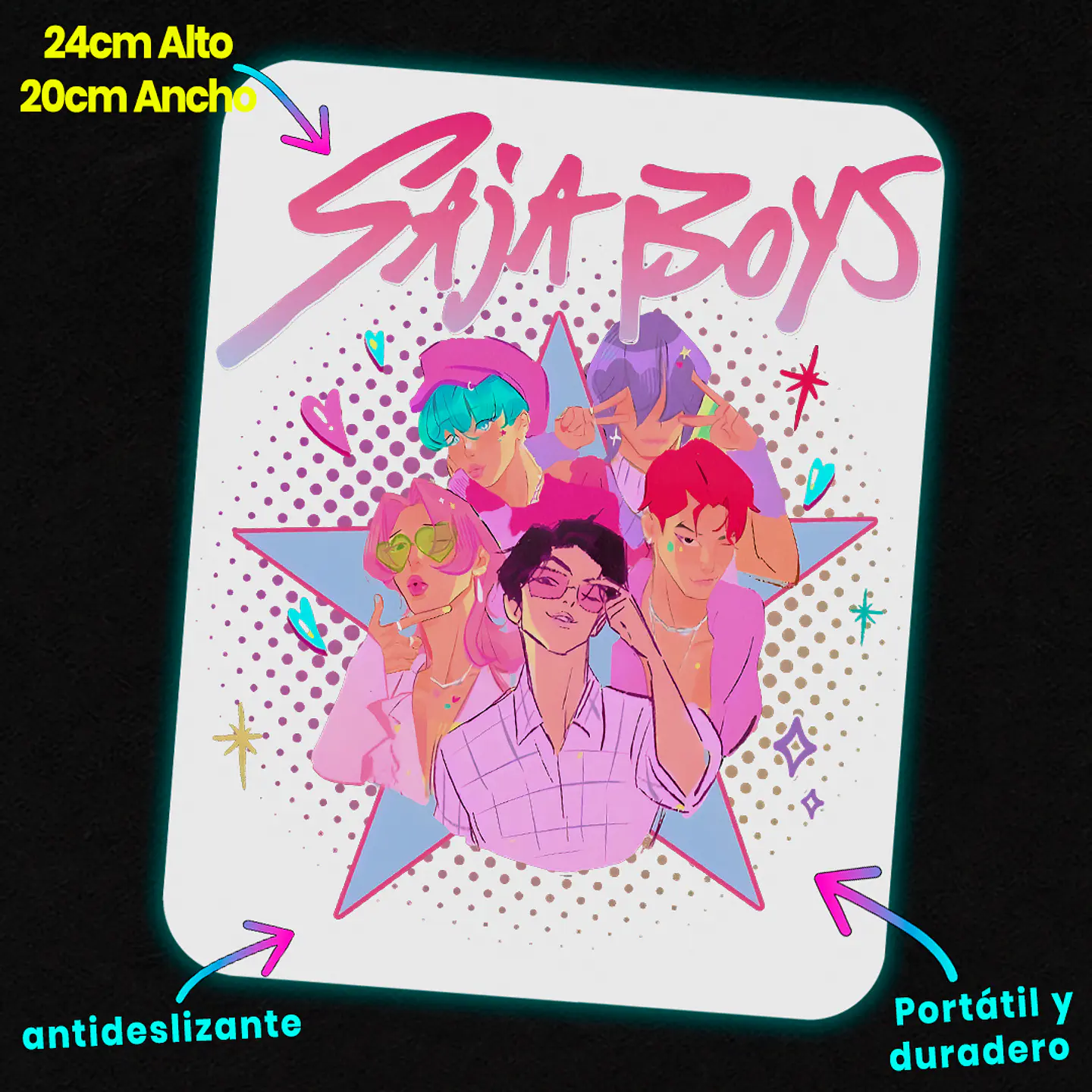 Mousepad 20x24 cm - Diseño 