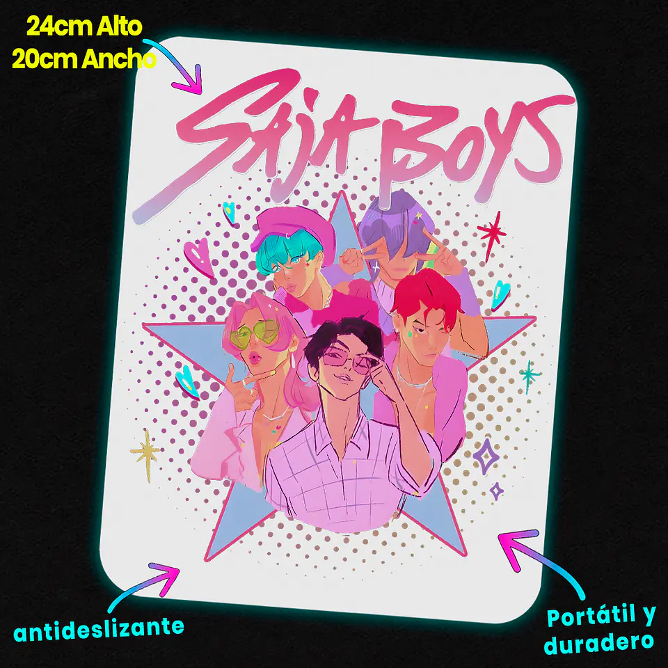 Mousepad 20x24 cm - Diseño 