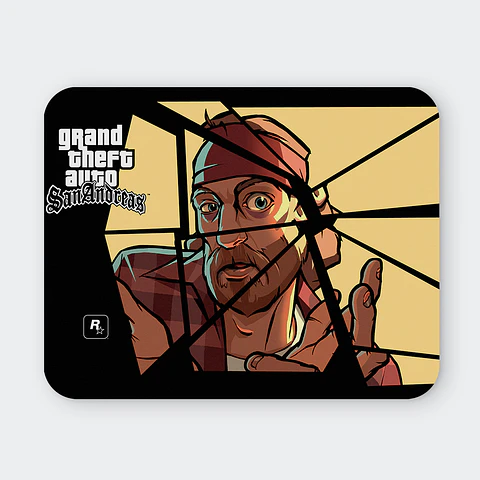 Mousepad 20x24 cm - Diseño "GTA San Andreas: The Truth Shattered"
