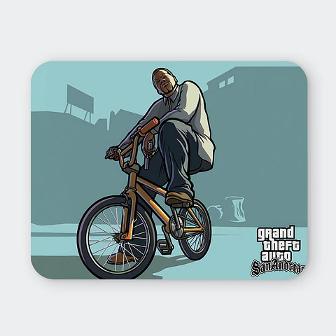Mousepad 20x24 cm - Diseño "GTA San Andreas: BMX Street Legend"